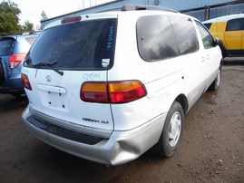 1999 TOYOTA SIENNA XLE WHITE AT 3.0 Z19594